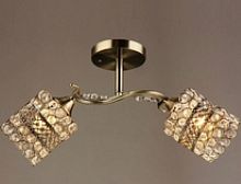 Люстра потолочная двухрожковая Мелодия Света E27 Золото картинка 